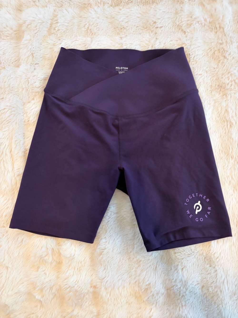 Like New Peloton Purple Bike Shorts Size L